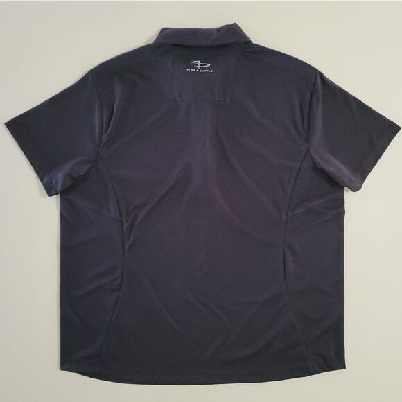 Page & Tuttle Women's Black Short Sleeve Golf Polo Jersey - Picture 9 of 9